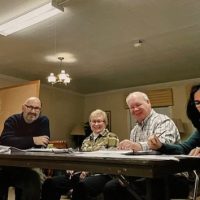 Rehearsal for Robyn Guest's play "The Culling" 2023